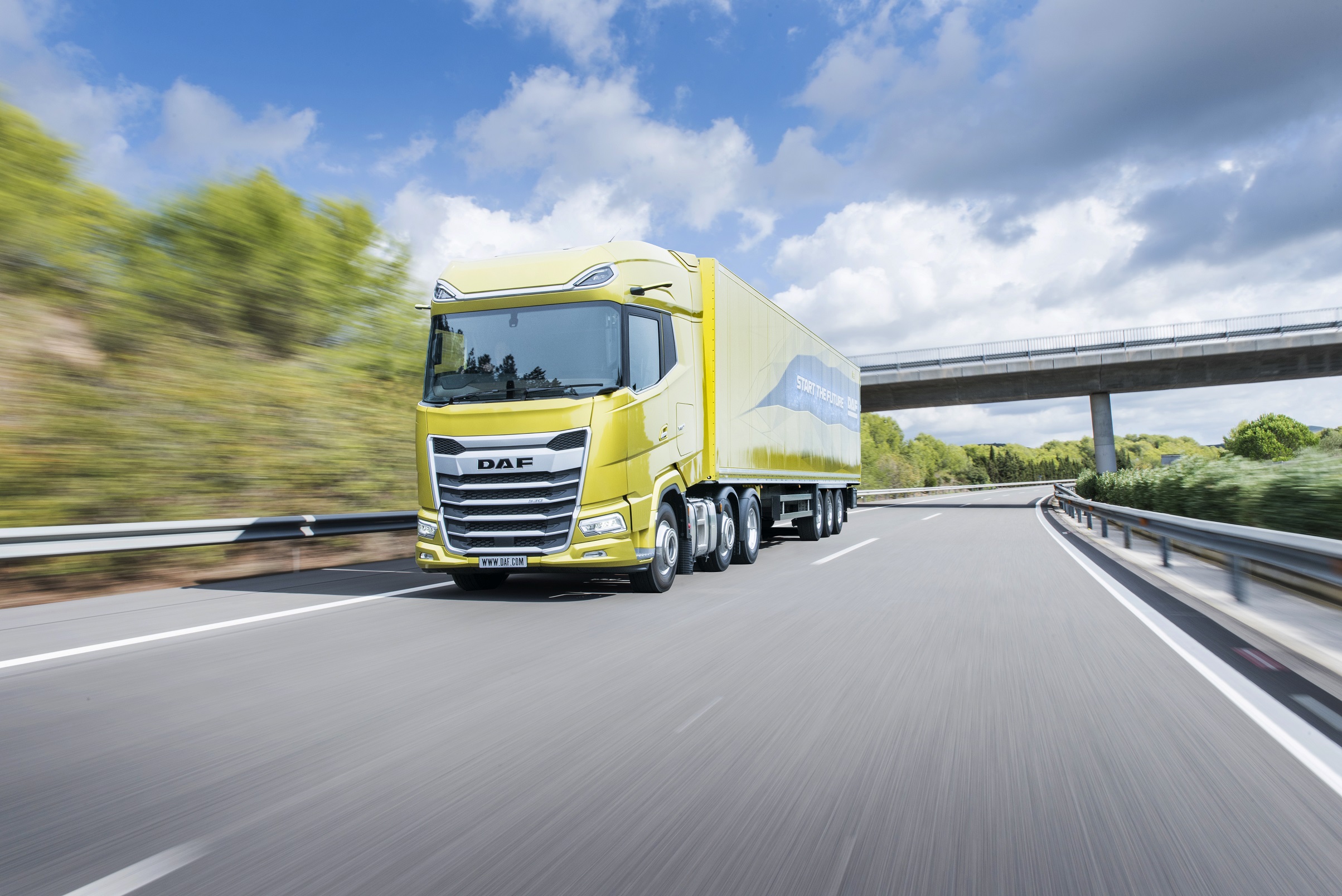 2 04. The New Generation DAF XG truck is expecially designed for the long haul