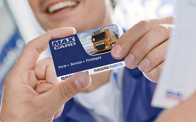 PACCAR Parts card